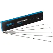 BRN Steel 2 Mm Spokes 144 Units Argenté 245 mm