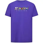 Santini 60 Years Short Sleeve T-shirt Violet L