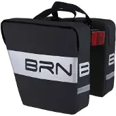 BRN Stylish Reflective Panniers 15l Noir