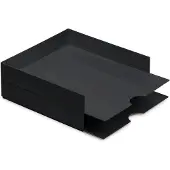 Moxom Jeu de tiroirs de bureau Modular Porte-lettres, 320x260x60mm, 2 pcs., noir (26 cm, 2x)