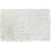 Sublime Market Connect Polyester Ivory Silk Carpet 120x180x8 Cm Blanc