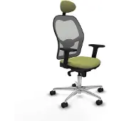 Piqueras Y Crespo Chaise de bureau avec appui-tête 2D086N1 vert