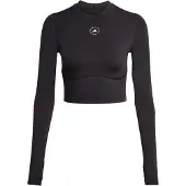 Adidas By Stella Mccartney T-shirt fonctionnel 'TruePurpose' noir / blanc