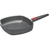Woll 1628-1IL Pfanne Grillpfanne Quadratisch, Poêle + casserole, Noir