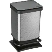 Rotho Paso Poubelle 20 l, carbone 1754011006