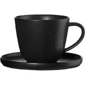 Asa selection Tasse à café avec une soucoupe Coppa Kuro, 250 ml