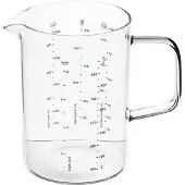 Weis Messbecher, Verre mesureur, Transparent