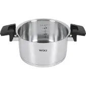 Woll Concept, Poêle + casserole, Argent