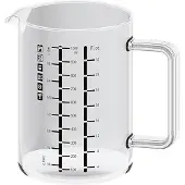 Oxo Récipient de cuisson et de mesure en verre borosilicaté avec anse et graduation 1000ml