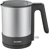 Severin WK 3409 bouilloire 1,7 L 2200 W Noir, Acier inoxydable
