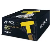 Amacx Boîte De Barres énergétiques Turbo Chew Citron 50g 12 Unités