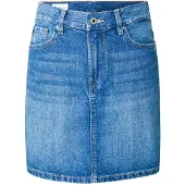 Pepe Jeans pour femme. PL9011244A2 Mini jupe bleue (XS), Casuel, Coton, Denim