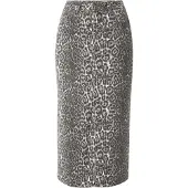 Vero Moda Jupe 'VMVERI' gris clair / gris foncé / blanc