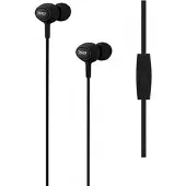 XO Écouteurs filaires S6 avec microphone, 1,2 m - Noir