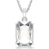Swarovski Pendentif Millenia, Taille Octogonale, Blanc, Métal Rhodié
