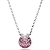 Swarovski Pendentif Bella V, Taille Ronde, Rose, Métal Rhodié