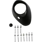 Akrapovic Titanium V-ec36 Muffler End Cap Noir