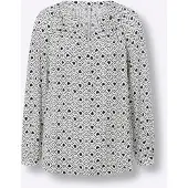 HEINE Chemisier noir / blanc