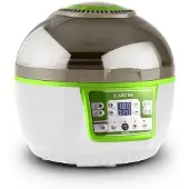 Klarstein VitAir Turbo Friteuse sans huile grill cuisson 9L 1400W -vert & blanc