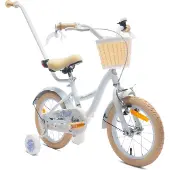 Sun baby Vélo enfant 14 pouces 3-5 ans Vélo fleur bleu