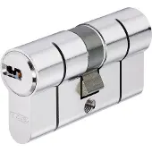 ABUS D66 N 30+30 Mm Profile Door Lock Cylinder Argenté