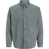 Jack & Jones Charge Faded Long Sleeve Shirt Gris S Homme