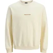 Jack & Jones Sweat-shirt 'JORNORREBRO' caramel / blanc cassé
