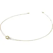 GUESS 16-18"NUANCE TWO LINKS NK Collier, (Argent 925, Argent 925)