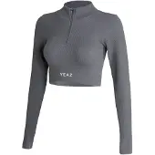 Yeaz T-shirt fonctionnel 'Runway' gris basalte / blanc