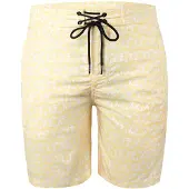 Yeaz Shorts de bain 'Dazzers' jaune clair / blanc