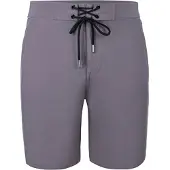 Yeaz Shorts de bain 'Davey' gris foncé / blanc