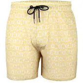 Yeaz Shorts de bain 'Seashey' jaune clair / blanc