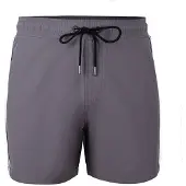 Yeaz Shorts de bain 'Seabeat' gris / noir / blanc