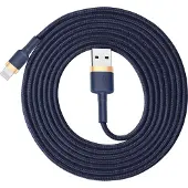 Baseus Câble Usb Lightning Cafule 2.4A 1M (Złoto-Granatowy)