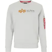 Alpha industries Sweat-shirt safran / gris clair / gris foncé