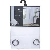 Atmosphera 68320 Eyelets Curtain Blanc