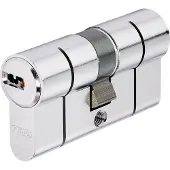 ABUS D66 N 35+35 Mm Profile Door Lock Cylinder Argenté