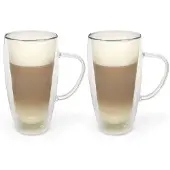 Bredemeijer 165015 400ml Coffee Glass 2 Units Clair