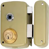 Lince 5056b Overlapping Lock Right 70 Mm Doré