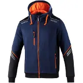 Sparco Ndis Full Zip Sweatshirt Bleu M