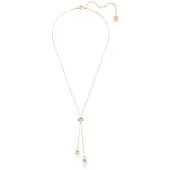 Swarovski Originally Y Collier blanc or rose, (Métal , 42 - 47 cm)