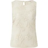 Comma Haut beige clair