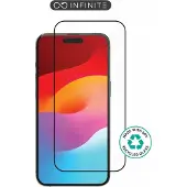 ESTUFF Apple iPhone 15 Pro Max Noir (1 pcs, Apple iPhone 15 Pro Max), Téléphone portable : film de protection, Noir, Transparent