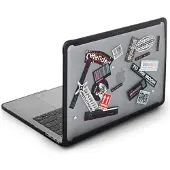 Skinarma case Henko MacBook Pro 14" (2021-2023) frost clear (14"), Sac pour notebook, Transparent
