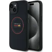 Red Bull Rbhmp15S24Puilvr Iphone 15 6.1 Hardcase Granatowy/Navy Leather Red Ring Magsafe