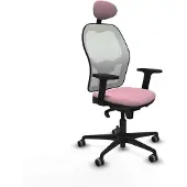 Piqueras Y Crespo Chaise de bureau avec appui-tête 2D036G1 Rosa
