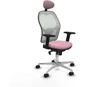 Piqueras Y Crespo Chaise de bureau avec appui-tête 2D086N1 Rosa