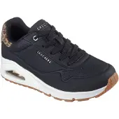 SKECHERS Baskets basses 'Uno - Jungle Nite' noir
