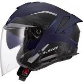 LS2 Of618 Verso Ii Air Open Face Helmet Bleu XL