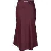 Selected Satin Jupe Mi-longue Femme Violet 34